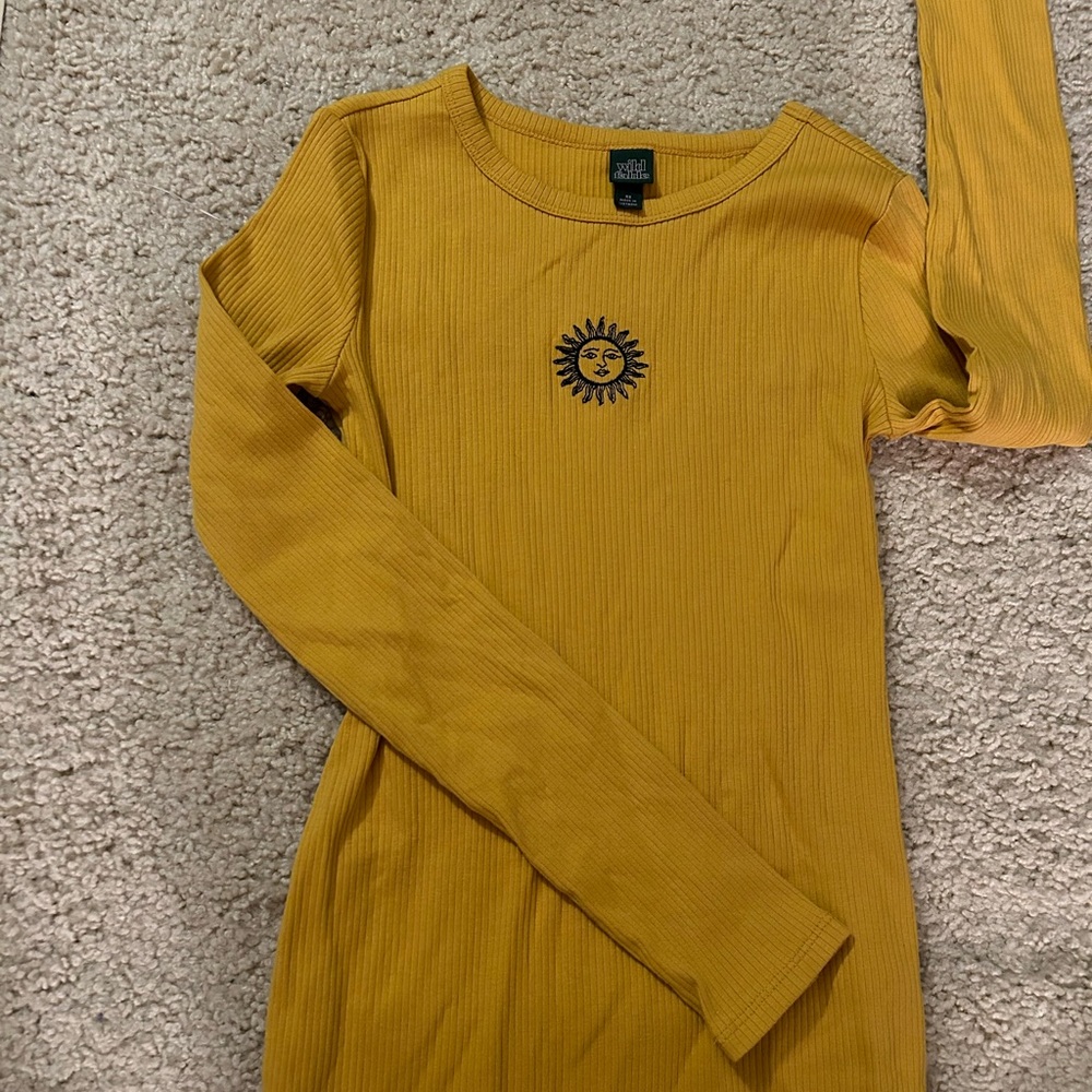 Wild Fable Junior’s/Women’s size XS long-sleeved ribbed bodycon dress